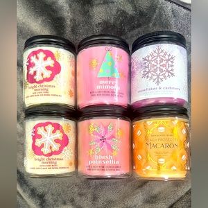 New Bath and Bodywork’s single wick candles! Price listed is for all 6!